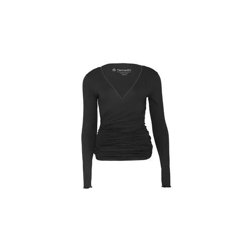 YAMADHI Yoga Wickeljacke, Modal, Schwarz schwarz XL