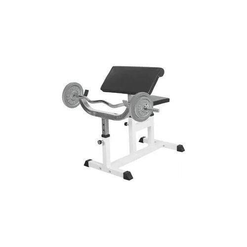 Gorilla Sports Curlbank Bizeps 120 cm weiß No Size