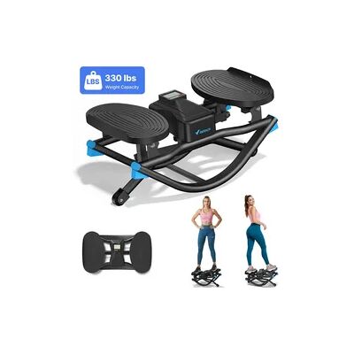 MERACH Stepper - fitness - heimtrainer - leiser u-shape, lcd - hellgrau MERACH Stepper - fitness - heimtrainer - leiser u-shape, lcd - hellgrau