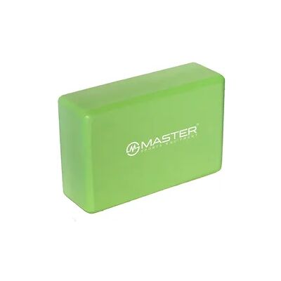 Master Manufacturing Yogablock MASTER Yoga Block 23 x 15 x 7,5 cm - grün Master Manufacturing Yogablock MASTER Yoga Block 23 x 15 x 7,5 cm - grün