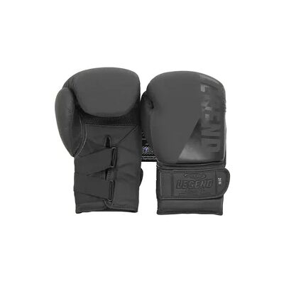 LEGEND SPORTS Wrist Lock Boxhandschuhe Herren/Damen Mattschwarzes Leder LEGEND SPORTS Wrist Lock Boxhandschuhe Herren/Damen Mattschwarzes Leder