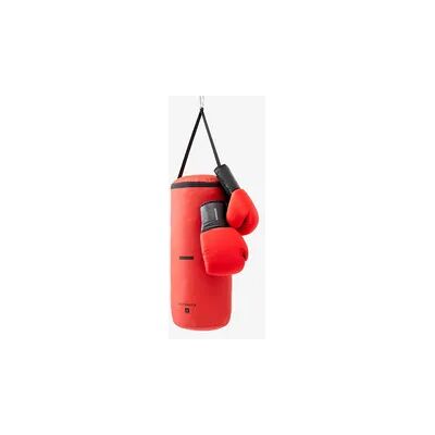 Domyos Boxsack und Boxhandschuhe Kinder - rot Domyos Boxsack und Boxhandschuhe Kinder - rot