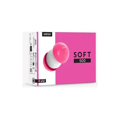 Golfbälle Inesis Soft 500 - 12 Stück rosa Golfbälle Inesis Soft 500 - 12 Stück rosa