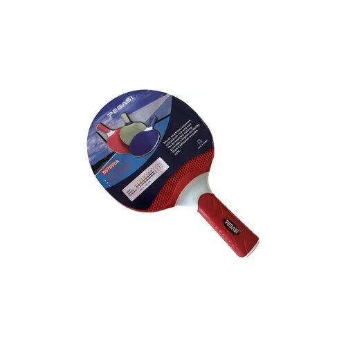 Pegasi Tischtennisschläger Outdoor Rot rot Anatomisch