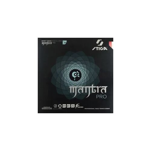 Stiga Tischtennisbelag Mantra Pro M schwarz 2.1 SCHWARZ