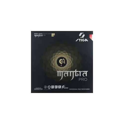 Stiga Tischtennisbelag Mantra Pro H schwarz 2.1 SCHWARZ