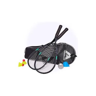 Speed Badminton Set inkl. Tasche Apollo 2x Aluminium-Schläger Speed Badminton Set inkl. Tasche Apollo 2x Aluminium-Schläger