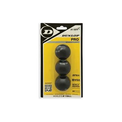 Dunlop Squashball Pro Doppelgelb 3 Stück Dunlop Squashball Pro Doppelgelb 3 Stück