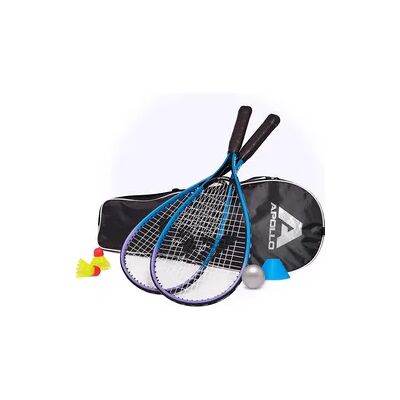 Speed Badminton Set inkl. Tasche Apollo 2x Aluminium-Schläger Speed Badminton Set inkl. Tasche Apollo 2x Aluminium-Schläger