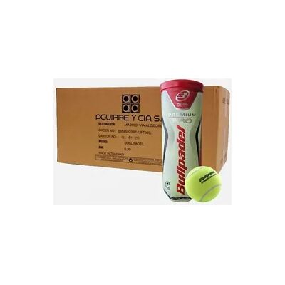 Padel Ball mit Druck - Bullpadel Premium Pro Speed Karton mit 24 × 3er-Dose Padel Ball mit Druck - Bullpadel Premium Pro Speed Karton mit 24 × 3er-Dose