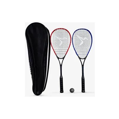 PERFLY Squashschläger-Set - Wallbreaker 165 Club 2 Schläger + 1 Rotpunktball PERFLY Squashschläger-Set - Wallbreaker 165 Club 2 Schläger + 1 Rotpunktball