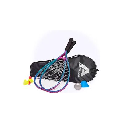 Speed Badminton Set inkl. Tasche Apollo 2x Aluminium-Schläger Speed Badminton Set inkl. Tasche Apollo 2x Aluminium-Schläger