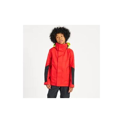 Decathlon Regenjacke Segeln Kinder wasserdicht winddicht 500 rot/gelb Decathlon Regenjacke Segeln Kinder wasserdicht winddicht 500 rot/gelb