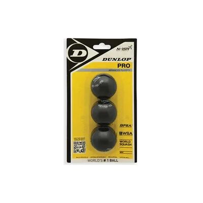 Dunlop Squashball Pro Doppelgelb 3 Stück Dunlop Squashball Pro Doppelgelb 3 Stück