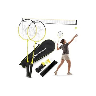Badminton-Set HyperMotion 6 m verstellbar – 2 Schläger 66 cm, 3 Bälle, Tasche. Badminton-Set HyperMotion 6 m verstellbar – 2 Schläger 66 cm, 3 Bälle, Tasche.
