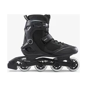 Oxelo Patines Línea Fit100 - Schwarz/Silber Oxelo Patines Línea Fit100 - Schwarz/Silber