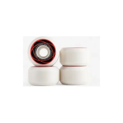 Decathlon Skateboard Rollen konisch 56 mm 101A 4er-Set - WH500 elfenbein Decathlon Skateboard Rollen konisch 56 mm 101A 4er-Set - WH500 elfenbein