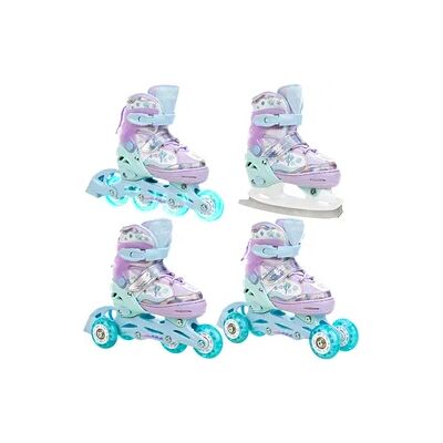 Raven Rollschuhe Verstellbare Schlittschuhe 4in1 Isla LED Leuchtende LED-Räder Raven Rollschuhe Verstellbare Schlittschuhe 4in1 Isla LED Leuchtende LED-Räder