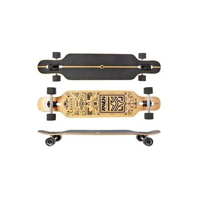 Raven Longboard Skateboard Solid Holz/Schwarz Raven Longboard Skateboard Solid Holz/Schwarz
