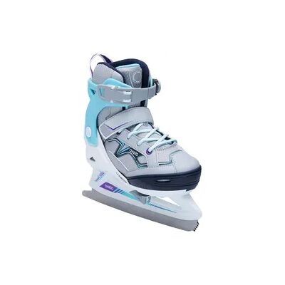 OXELO Schlittschuhe Fit 100 Kinder grau/türkis OXELO Schlittschuhe Fit 100 Kinder grau/türkis