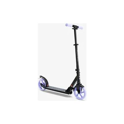 OXELO Scooter Tretroller mit Ständer - Mid 7 schwarz/lila OXELO Scooter Tretroller mit Ständer - Mid 7 schwarz/lila