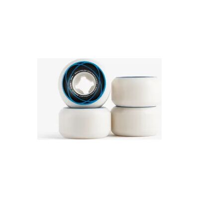 Decathlon Skateboard Rollen konisch 54 mm 101A 4er-Set - WH500 elfenbein Decathlon Skateboard Rollen konisch 54 mm 101A 4er-Set - WH500 elfenbein