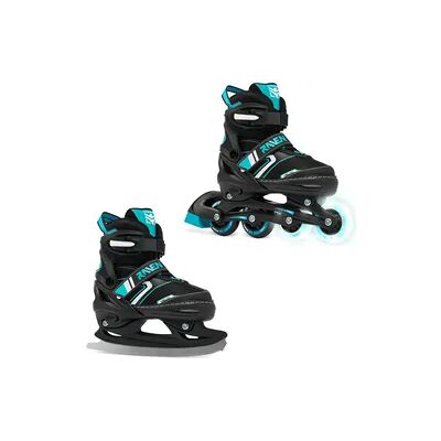 Raven Rollschuhe Schlittschuhe 2in1 Verstellbare Helixi Leuchtende LED-Räder Raven Rollschuhe Schlittschuhe 2in1 Verstellbare Helixi Leuchtende LED-Räder