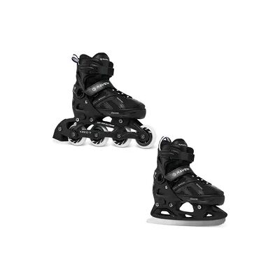 Raven Verstellbare Rollschuhe Schlittschuhe 2in1 Pulse Schwarz Raven Verstellbare Rollschuhe Schlittschuhe 2in1 Pulse Schwarz