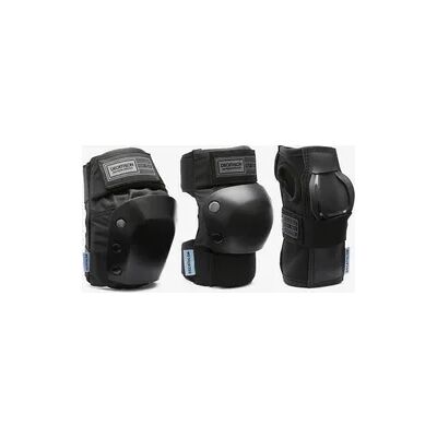Decathlon Protektoren Schoner Kinder Skateboard 3er-Set - Pad 500 schwarz Decathlon Protektoren Schoner Kinder Skateboard 3er-Set - Pad 500 schwarz