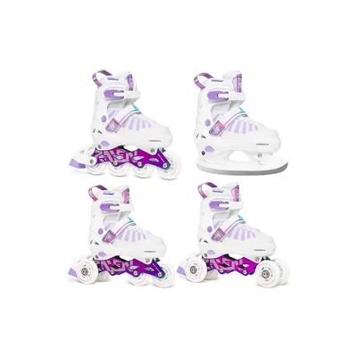 Raven Rollschuhe Schlittschuhe Eishockeyschuhe verstellbar 4-in-1 Oxen Raven Rollschuhe Schlittschuhe Eishockeyschuhe verstellbar 4-in-1 Oxen
