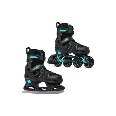 Raven Verstellbare Eiskunstlauf Schlittschuhe 2in1 Expert Schwarz Raven Verstellbare Eiskunstlauf Schlittschuhe 2in1 Expert Schwarz