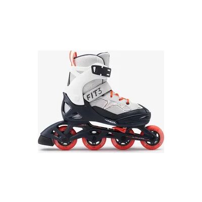 OXELO Inline Skates Inliner Kinder - FIT 3 grau/rot OXELO Inline Skates Inliner Kinder - FIT 3 grau/rot