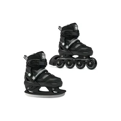 Raven Verstellbare Rollschuhe Schlittschuhe Eishockeyschuhe 2in1 Drill Raven Verstellbare Rollschuhe Schlittschuhe Eishockeyschuhe 2in1 Drill