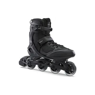 Oxelo Patines Línea Fit100 - Schwarz/Silber Oxelo Patines Línea Fit100 - Schwarz/Silber