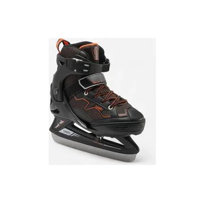 OXELO Schlittschuhe Fit 100 Kinder schwarz/orange OXELO Schlittschuhe Fit 100 Kinder schwarz/orange