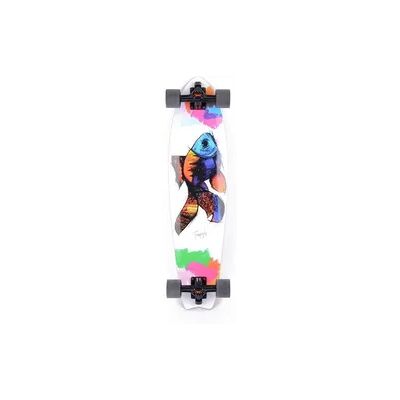 Tempish Longboard Fisk - Leicht, 82,5cm, Weiß/Schwarz - Longboard Tempish Longboard Fisk - Leicht, 82,5cm, Weiß/Schwarz - Longboard