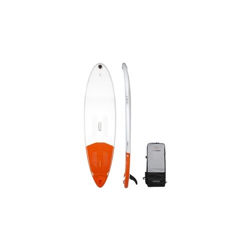 ITIWIT SUP-Board Stand Up Paddle aufblasbar 10 ́- 500 Longboard Surfen weiß, blau orange, EINHEITSGRÖSSE