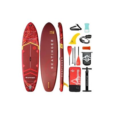 SUP-Board SKATINGER Prana Magma rot 350x89x15 cm (11'6") yoga SUP-Board SKATINGER Prana Magma rot 350x89x15 cm (11'6") yoga