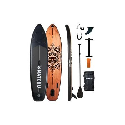 Matchu Sports Stand Up Paddle Holz Mandala - SUP Board - Aufblasbares Surfbrett 320x81x15 cm Matchu Sports Stand Up Paddle Holz Mandala - SUP Board - Aufblasbares Surfbrett 320x81x15 cm