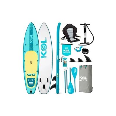 KOL OUTDOOR Aufblasbares SUP Board 11'6" KOL Fresh - Komplett-Set SUP & Kajak 350L KOL OUTDOOR Aufblasbares SUP Board 11'6" KOL Fresh - Komplett-Set SUP & Kajak 350L