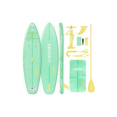 HUIIKE Stand Up Paddling Board Aufblasbar Touring 10’6” mit Zubehör, bis 130 kg, Aqua HUIIKE Stand Up Paddling Board Aufblasbar Touring 10’6” mit Zubehör, bis 130 kg, Aqua