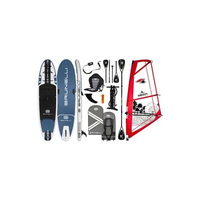 Brunelli 10.8 Woven Windsurf iSUP Stand Up Paddle Board inkl. Checker 4,5 qm Rigg Segel Brunelli 10.8 Woven Windsurf iSUP Stand Up Paddle Board inkl. Checker 4,5 qm Rigg Segel