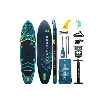 SUP-Board SKATINGER Prana Lava grün 350x89x15 cm (11'6'') yoga, mit Zubehörset SUP-Board SKATINGER Prana Lava grün 350x89x15 cm (11'6'') yoga, mit Zubehörset