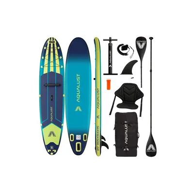 AQUALUST 12.0 iSUP Stand Up Paddle Board Set aufblasbar 365cm mit Kajakpaddel & Kajaksitz AQUALUST 12.0 iSUP Stand Up Paddle Board Set aufblasbar 365cm mit Kajakpaddel & Kajaksitz