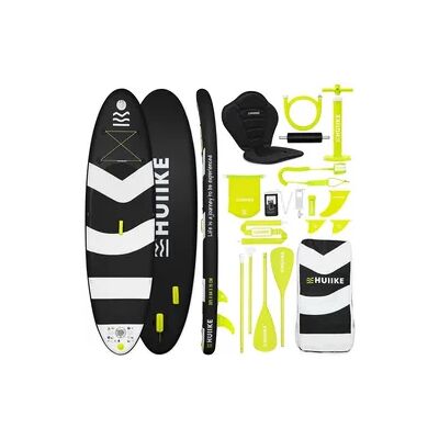 HUIIKE Stand Up Paddling Board Aufblasbar 10’ zum Kajak Umbaubar, bis 130 kg, Schwarz HUIIKE Stand Up Paddling Board Aufblasbar 10’ zum Kajak Umbaubar, bis 130 kg, Schwarz