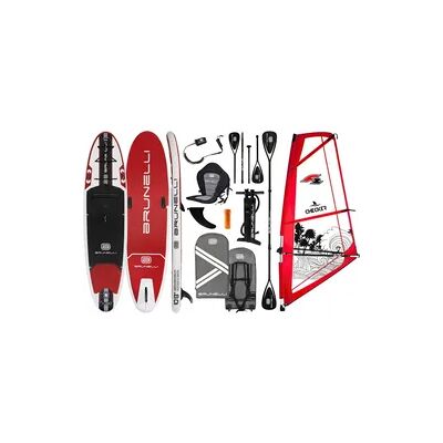 Brunelli 10.8 Woven Windsurf iSUP Stand Up Paddle Board inkl. Checker 4,5 qm Rigg Segel Brunelli 10.8 Woven Windsurf iSUP Stand Up Paddle Board inkl. Checker 4,5 qm Rigg Segel