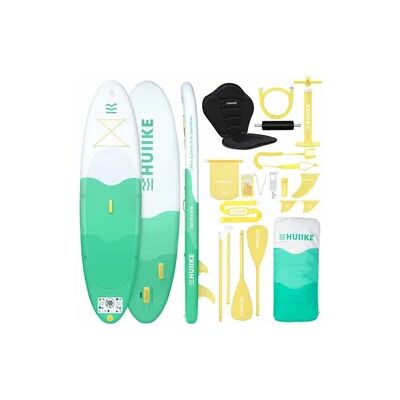 HUIIKE Stand Up Paddling Board Aufblasbar 10’ zum Kajak Umbaubar, bis 130 kg, Grün HUIIKE Stand Up Paddling Board Aufblasbar 10’ zum Kajak Umbaubar, bis 130 kg, Grün