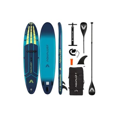 AQUALUST 12.0 iSUP Stand Up Paddle Board Set aufblasbar 365cm mit Kajakpaddel 4-teilig AQUALUST 12.0 iSUP Stand Up Paddle Board Set aufblasbar 365cm mit Kajakpaddel 4-teilig
