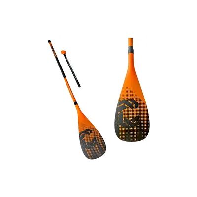 KOL OUTDOOR SUP Paddel Carbon 2-teilig 180-220 cm Orange – Stand Up Paddle Paddel, nur 573 g KOL OUTDOOR SUP Paddel Carbon 2-teilig 180-220 cm Orange – Stand Up Paddle Paddel, nur 573 g
