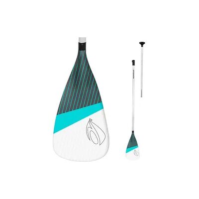 AQUADESIGN Verstellbares SUP-Paddel, 2-teilig (160–220 cm) – Instinct Weiß / Grün AQUADESIGN Verstellbares SUP-Paddel, 2-teilig (160–220 cm) – Instinct Weiß / Grün